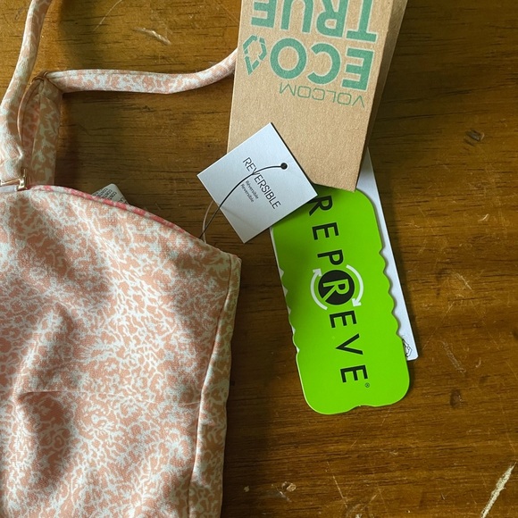 NEW NWT Volcom Micro Blooms Tube Bikini Top reversible medium m - Picture 9 of 11